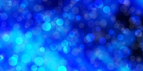 Light BLUE vector backdrop with circles.