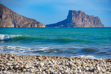 ALTEA, Spain and its beautiful beaches with turquoise water and white houses