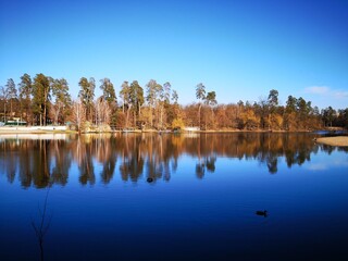 lake in autumn