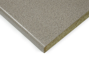 Kitchen worktop laminated board detail surface