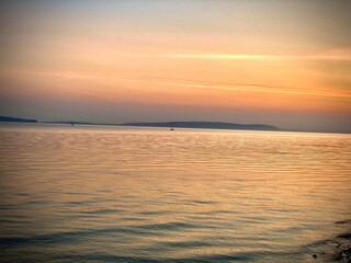 Obraz premium sunset over the sea
