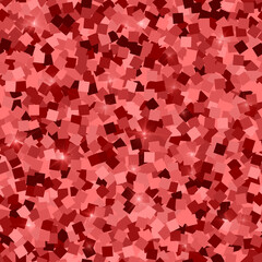 Glitter seamless texture. Adorable red particles. 