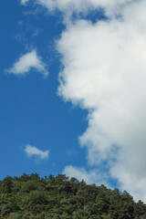 A clear and pleasant blue sky, Mino City, Gifu Prefecture