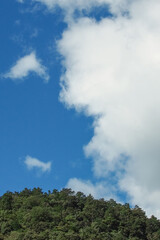 A clear and pleasant blue sky, Mino City, Gifu Prefecture