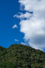 A clear and pleasant blue sky, Mino City, Gifu Prefecture