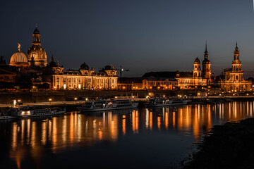 Obraz na płótnie Canvas Dresden bei Nacht