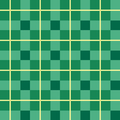 Green plaid pattern