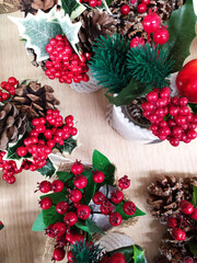 Festive decorations in the covid period of Christmas 2020