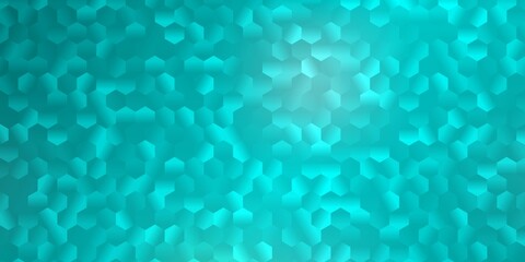 Light blue, green vector background with random forms.