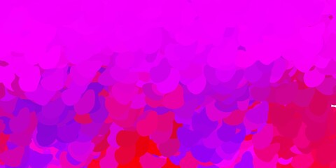 Dark blue, red vector template with abstract forms.