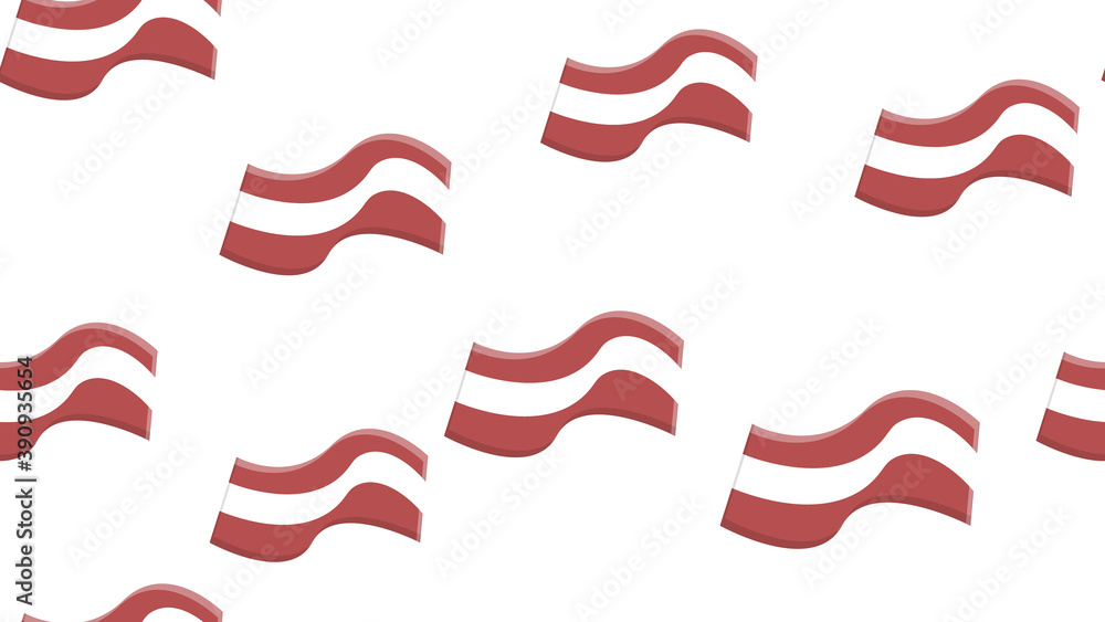 Poster vector seamless breakfast pattern with bacon slices