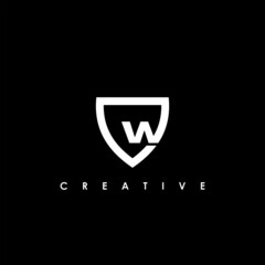 W Letter Initial Logo Design Template Vector Illustration	
