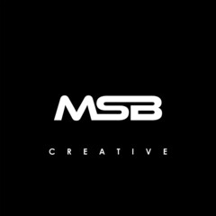 MSB Letter Initial Logo Design Template Vector Illustration	
