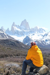 Fototapeta premium Fitz Roy in El Chaltén, Argentina