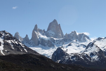 Fototapeta premium Fitz Roy in El Chaltén, Argentina