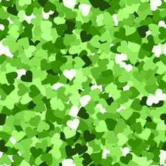 Glitter seamless texture. Actual green particles. 