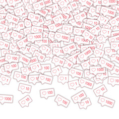 Obraz premium Social media icons. Social media marketing concept