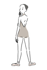 Woman dancing ballet 2