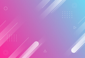 Modern background template with blue gradations and
pink, abstract illustration, line effect, perfect design for your business