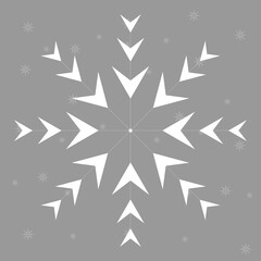 simple snowfall background vector eps 10