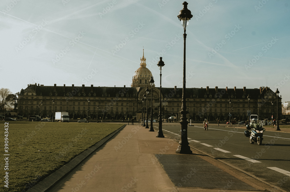 Canvas Prints PARIS, FRANCE - Oct 18, 2020: beautiful shot of paris