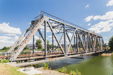 Bridge over the cooling channel in Chernobyl