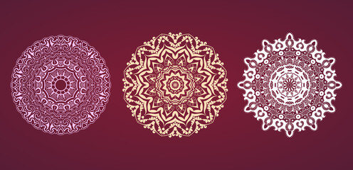 Abstract Luxury mandala illustration background with arabesque pattern Arabic Islamic east style design vector. decorative mandala pattern for print, poster, cover, banner, etc.