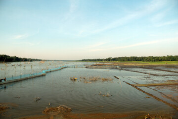 Stunning view of Khalbil under the huge blue sky