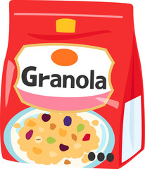 市販の袋入りグラノーラ