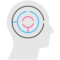 
Problem solving, flat icon solution based thinking
