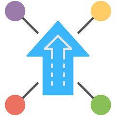 
Opportunities flat icon. possibilities
