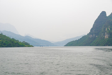 Autumn scenery of Jianshiye Three Gorges Scenic Area in Enshi, Hubei, China