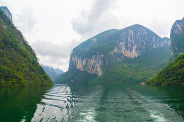 Autumn scenery of Jianshiye Three Gorges Scenic Area in Enshi, Hubei, China