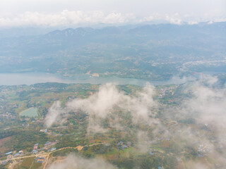 Autumn scenery of Jianshiye Three Gorges Scenic Area in Enshi, Hubei, China