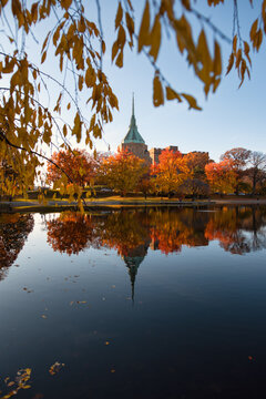 Wade Oval Lagoon In University Circle By The Art Museum In Cleveland Ohio