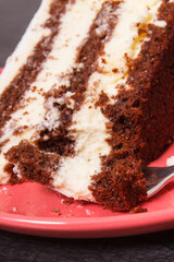 Creamy cake for different occasions, delicious festive dessert concept