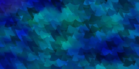 Obraz premium Light Pink, Blue vector backdrop with rectangles.