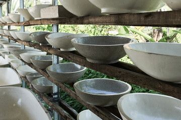 Natural stone baths made at the factory