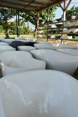 Natural stone baths made at the factory