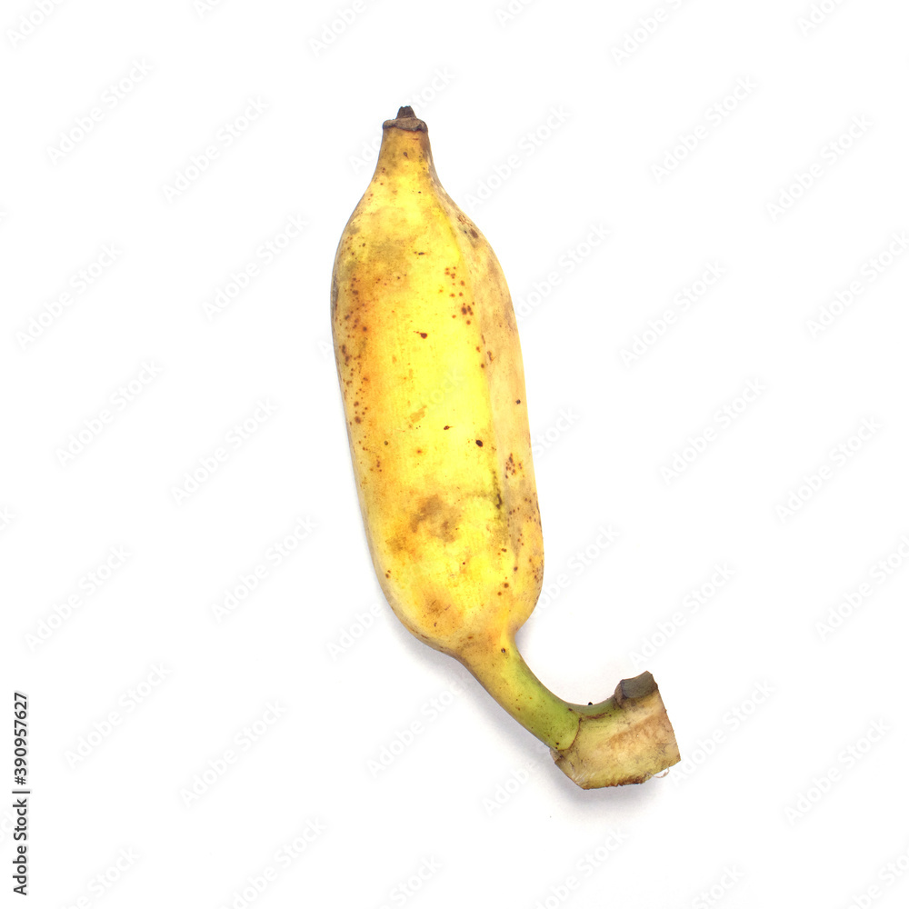 Wall mural banana namwa on isolated white