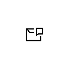 Obraz premium email icon vector