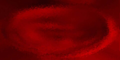 Dark green, red vector triangle mosaic backdrop.