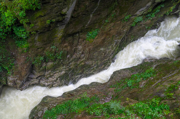 Autumn scenery of the Dixin Valley Scenic Area in Enshi, Hubei, China