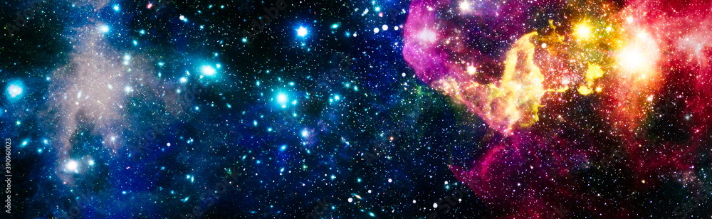 Wall mural high quality space background. elements of this image furnished by nasa.