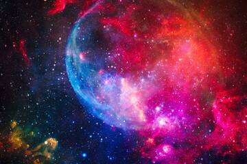 Incredibly beautiful galaxy in outer space. Billions of galaxies in the universe. Abstract space...