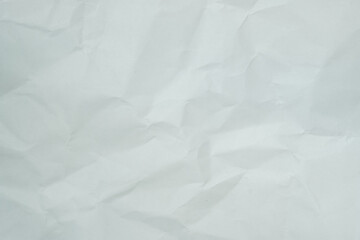 Texture of white recycle crumpled paper, copy space for text.