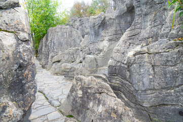 Autumn scenery of Enshi Grand Canyon Scenic Area, Hubei, China