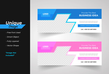 Modren Corporate Web Banner Template Set  Design.