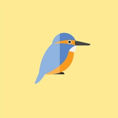 bird icon vector full color