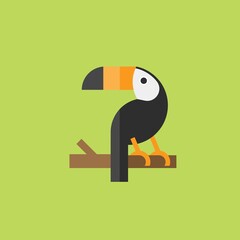 bird icon vector full color
